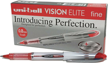 Penna för flytande bläck Uni-Ball Vision Elite UB-200 Röd 0,6 mm