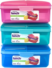 SISTEMA - Lunch boks line quaddie 1,5L assortert