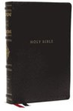 NKJV, Personal Size Reference Bible, Sovereign Collection, Genuine Leather, Black, Red Letter, Comfort Print