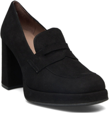 Clark Shoes Heels Heeled Loafers Black Wonders