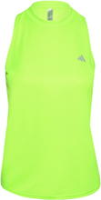Run It Tank Top T-shirts & Tops Sleeveless Grønn Adidas Performance*Betinget Tilbud