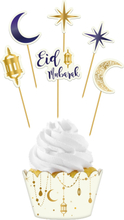 Cupcake Set Eid Mubarak