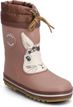 Winter Wellies - 3D Shoes Rubberboots High Rubberboots Burgundy Mikk-line