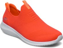 Womens Ultra Flex - First Take Lave Sneakers Oransje Skechers*Betinget Tilbud