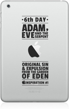 Apple Decoratie Sticker Adam & Eva