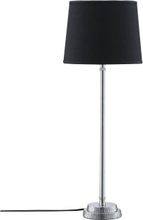 PR Home Kent Bordslampa med Svart skärm & Kromfärgad fot 71010x420FR09 Replace: N/A