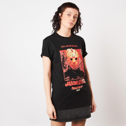 Friday 13th Jason Lives Women's T-Shirt - Black - XXL