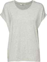 Onlmoster S/S O-Neck Top Noos Jrs Tops T-shirts & Tops Short-sleeved Grey ONLY