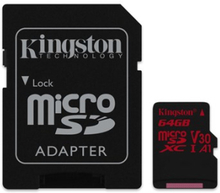 Kingston Canvas React 64gb Microsdxc Uhs-i Memory Card