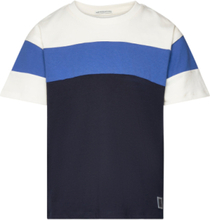 Over Colorblock T-Shirt Tops T-Kortærmet Skjorte Multi/patterned Tom Tailor
