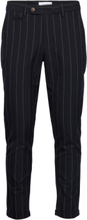 Como Twill Pinstripe Suit Pants Bottoms Trousers Formal Navy Les Deux