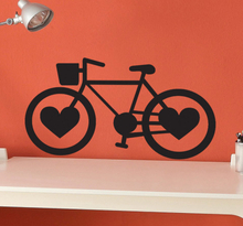 Slaapkamer sticker van fiets