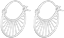 Small Daylight Earrings - 16Mm Øredobber Smykker Sølv Pernille Corydon*Betinget Tilbud