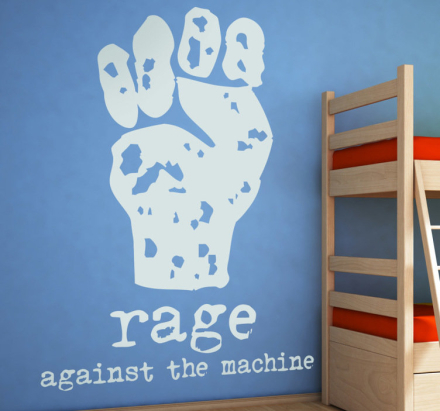 Sticker logo Rage Against the Machine