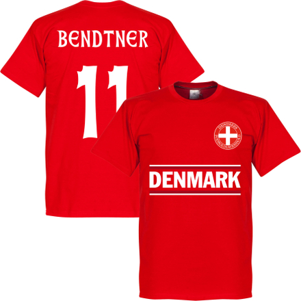 Denemarken Bendtner 11 Team T-Shirt - S
