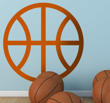 Sticker kind basketbal simpel