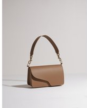 ATP ATELIER - Handväskor - Hazelnut - Assisi Leather Shoulder Bag - Väskor - Handbags