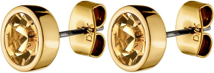 Nobles Sg Golden Accessories Jewellery Earrings Studs Gold Dyrberg/Kern