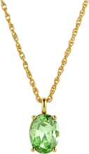 "Barga Sg Light Green Accessories Jewellery Necklaces Dainty Necklaces Green Dyrberg/Kern"
