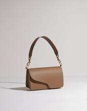 ATP ATELIER - Håndtasker - Hazelnut - Assisi Leather Shoulder Bag - Tasker - Handbags