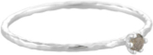 Silver Mini Crown Labradorite Ring