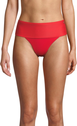 Iconic High Waist Bikini Bottoms - Impact Red
