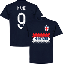 Engeland Kane 9 Team T-Shirt - Navy - S