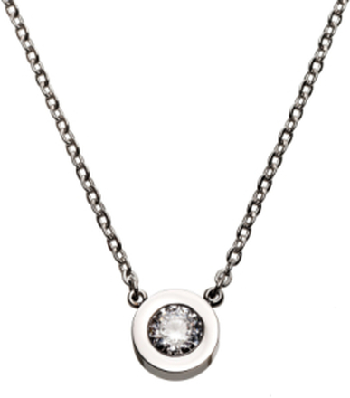 Stella Necklace Steel Accessories Kids Jewellery Necklaces Dainty Necklaces Sølv Edblad*Betinget Tilbud