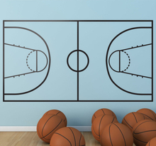 Sticker veld basketbal
