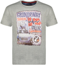 Geographical Norway T-shirt Korte Mouw SW1959HGNO-BLENDED GREY heren