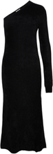 Shoulder Dress Knælang Kjole Black Filippa K