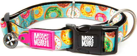 Max & Molly Smart ID Halsband Donuts - Grösse M: 34-55 cm Halsumfang, B 20 mm