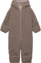 Pile Suit Bambi Outerwear Fleece Outerwear Fleece Coveralls Brown Wheat