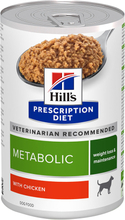 Sparpaket Hill´s Prescription Diet 24 x 370 g - Metabolic Gewichtsmanagement mit Huhn