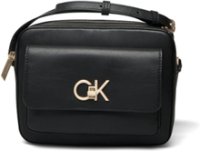 "Re-Lock Camera Bag W/Flap Bags Crossbody Bags Black Calvin Klein"