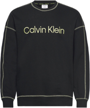 "L/S Sweatshirt Tops Sweatshirts & Hoodies Sweatshirts Black Calvin Klein"