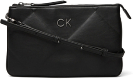 Re-Lock Quilt Crossbody Bags Crossbody Bags Black Calvin Klein