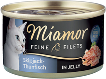 Miamor Feine Filets 6 x 100 g - Skipjack Thunfisch in Jelly