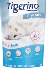 Zum Sonderpreis! Tigerino Crystals 3 x 5 l - Fresh (Babypuderduft)