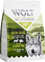Zum Sonderpreis! Wolf of Wilderness Trockenfutter 2 x 1 kg - SOFT Green Fields - Lamm