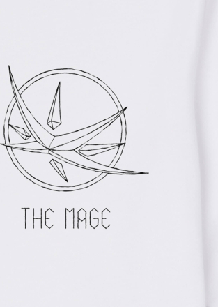 The Witcher The Mage Unisex T-Shirt - White - L - White