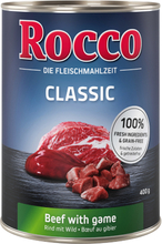 Rocco Einzeldose 1 x 400 g - Classic: Rind mit Wild
