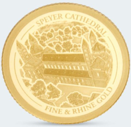 Sammlermünzen Reppa Goldmünze Kaiserdom Speyer 2021