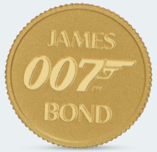 Sammlermünzen Reppa Goldmünze James Bond 2020
