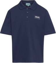 Short Sleeve Polo Tops T-shirts Polo Shirts Short-sleeved Polo Shirts Navy Kenzo