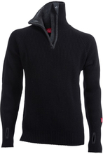 Ulvang Unisex Rav Sweater With Zip Black/Charcoal Melange Långärmade vardagströjor XS