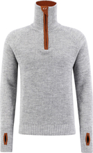 Ulvang Ulvang Unisex Rav Sweater With Zip Grey Melange/Arabian Spice Långärmade vardagströjor S