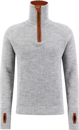 Ulvang Ulvang Unisex Rav Sweater With Zip Grey Melange/Arabian Spice Långärmade vardagströjor M