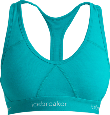Icebreaker Women's Sprite Racerback Bra Flux Green Underkläder XL