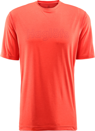 Haglöfs Ridge Tee Men Pop Red T-shirts XS